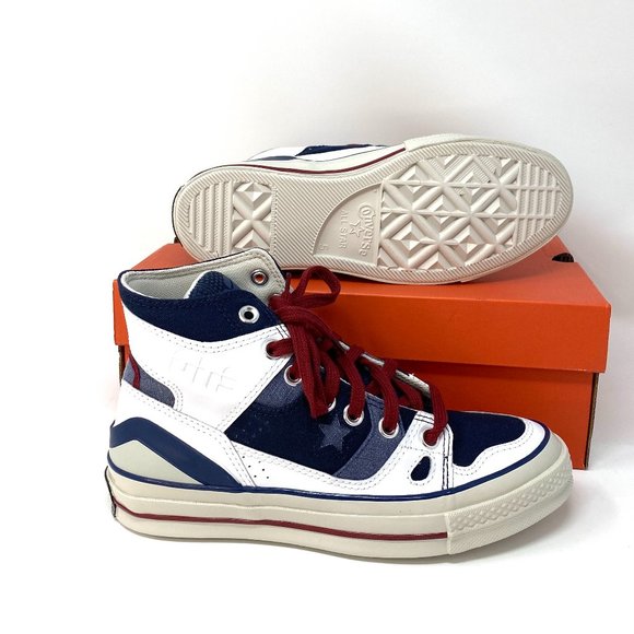 Converse CHUCK 70 E260 High Canvas White Blue Women's Size Sneakers 168631C - Picture 5 of 7